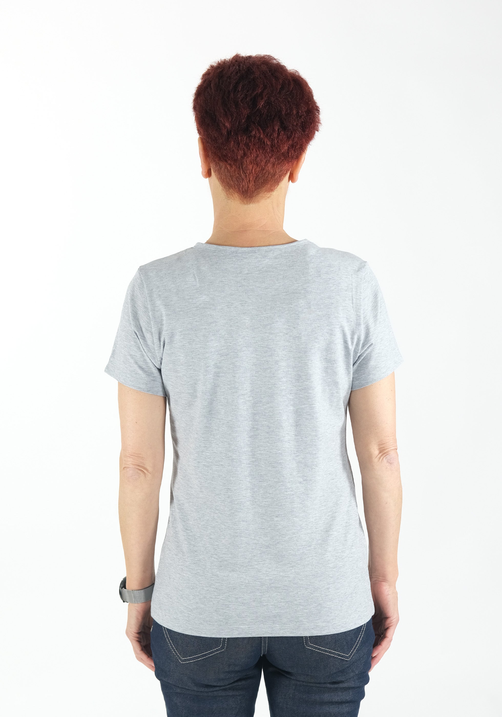 Kurzarm-Shirt Contoured fit Katharina